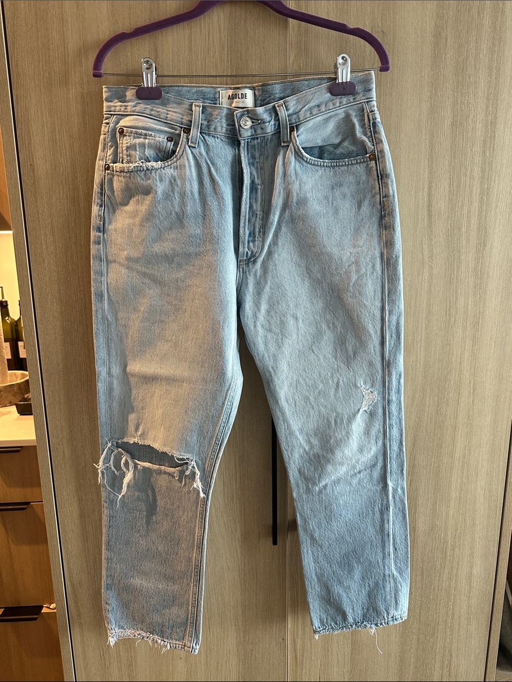 AGOLDE Riley Crop Jeans